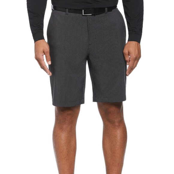 Ben Hogan Mens Golf Shorts Black Performance Active Waistband Pockets Flat Front - Picture 1 of 6
